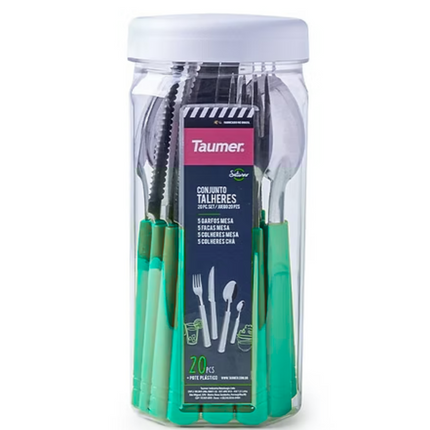 JUEGO DE CUBIERTOS 20PZ