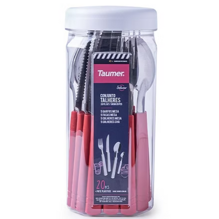 JUEGO DE CUBIERTOS 20PZ