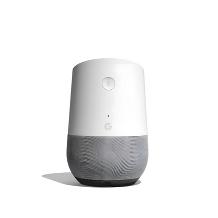 Google Home - Smart Speaker & Google Assistant, Light Grey & White
